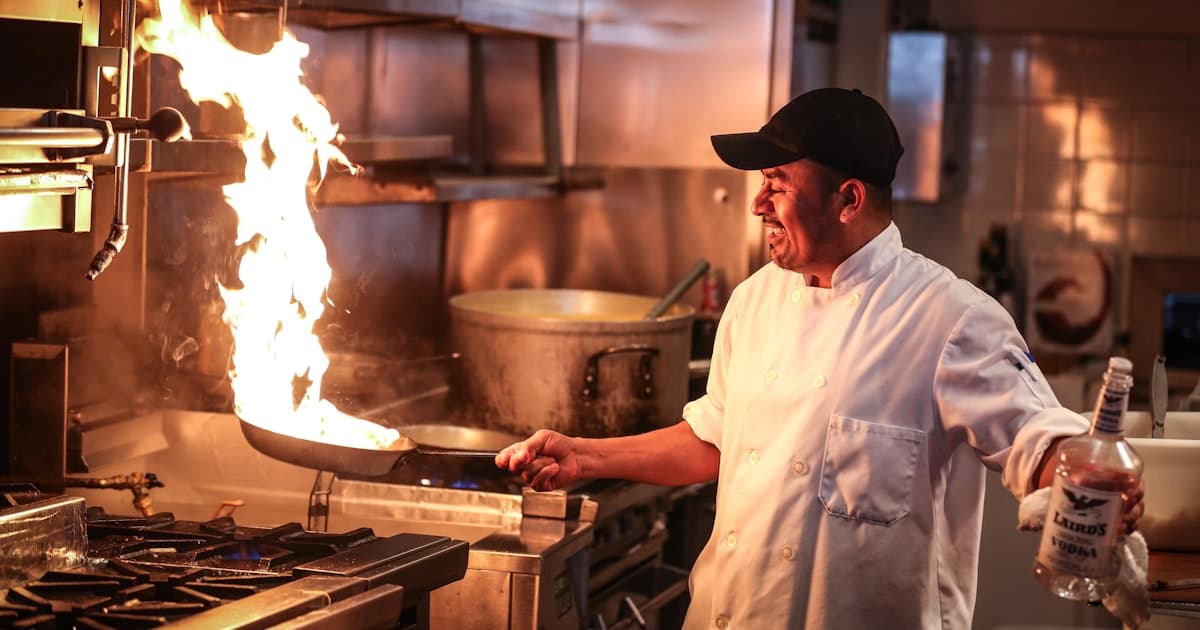 Chef à domicile pour un événement d'entreprise