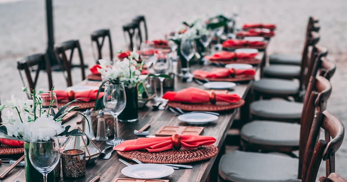 Location de vaisselle et arts de la table pour réception